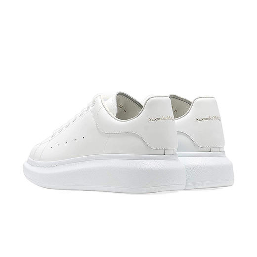 Alexander McQueen 亚历山大麦昆 春夏 纯色白色男士休闲运动鞋 553680 WHGP5 9000 商品图2