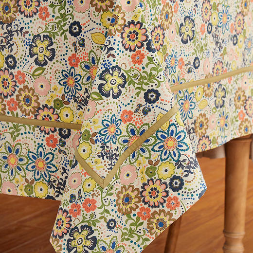 阳春小镇桌布餐桌布长方形家用桌布北欧布艺日式茶几桌布ins 商品图4