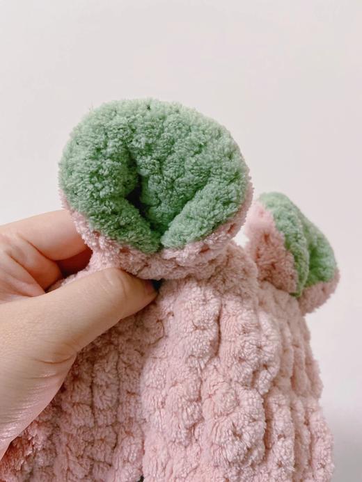 【4天内发货】 给孩子准备的干发帽 微笑菠萝格干发帽2个组.速干吸水 商品图2