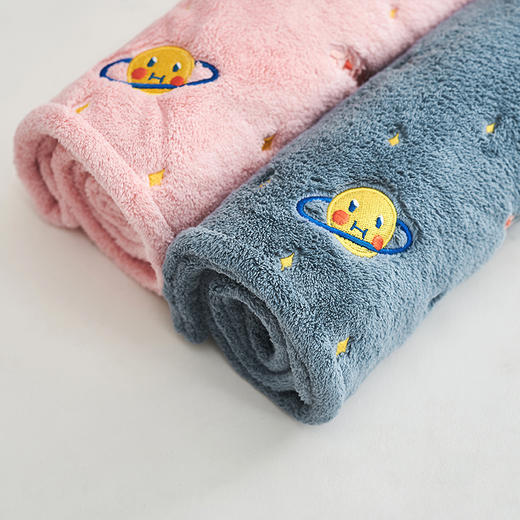 三利刺绣干发帽女吸水速干强加厚擦头发干发巾毛巾可爱包头浴帽 商品图3