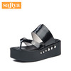 商场同款 |  Safiya/索菲娅夏季舒适远动凉拖外穿拖鞋女鞋厚底SF72115193 商品缩略图1