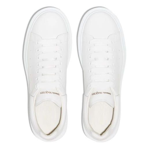 Alexander McQueen 亚历山大麦昆 春夏 纯色白色男士休闲运动鞋 553680 WHGP5 9000 商品图3