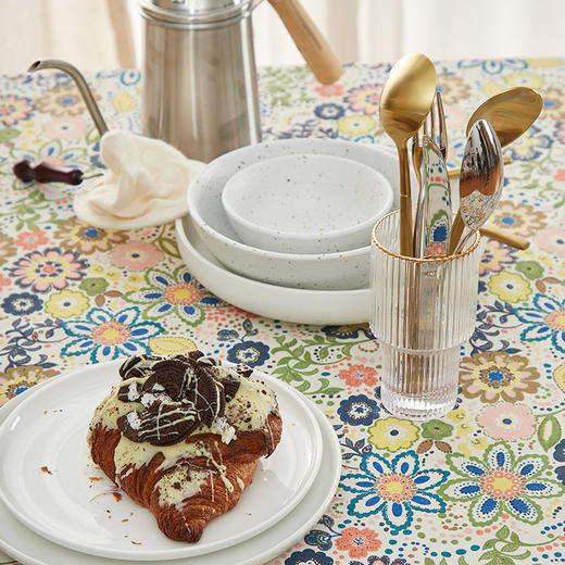 阳春小镇桌布餐桌布长方形家用桌布北欧布艺日式茶几桌布ins 商品图2