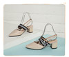 商场同款 | Safiya/索菲娅时尚格子中跟凉鞋都市尖头2019单鞋SF91114111 商品缩略图4