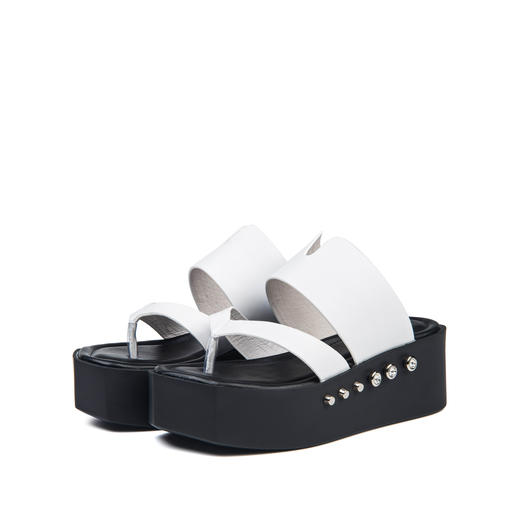 商场同款 |  Safiya/索菲娅夏季舒适远动凉拖外穿拖鞋女鞋厚底SF72115193 商品图3