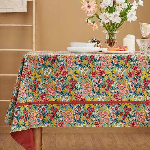 阳春小镇桌布北欧田园餐桌布长方形家用餐桌布茶几桌布餐桌布ins 商品图0