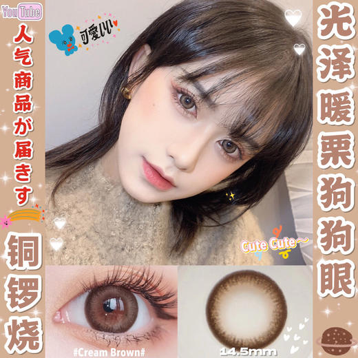 𝗖𝗿𝗲𝗮𝗺 𝗕𝗿𝗼𝘄𝗻栗子棕 商品图0