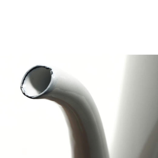 野田珐琅｜月兔印咖啡壶｜白色 商品图1