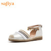 商场同款 | Safiya/索菲娅一字带渔夫民族风单鞋2019春季渔夫鞋SF91114010 商品缩略图0