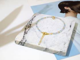 【小确幸】海蓝宝手链 夏日点缀 小众原创设计