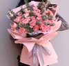 【温情无限】36朵粉色康乃馨时尚大气花束 商品缩略图0