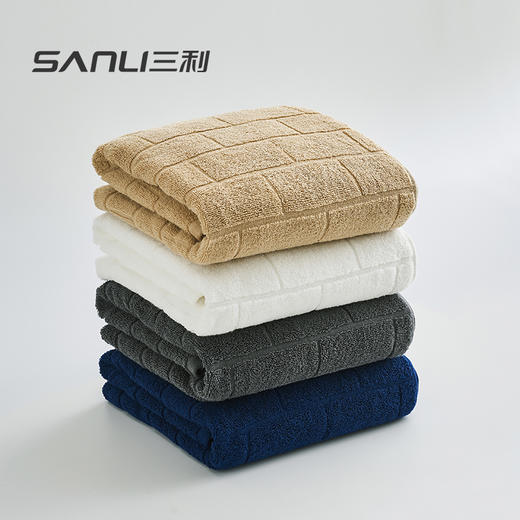 三利塔罗抗菌浴巾纯棉家用男女情侣儿童婴儿毛巾柔软吸水速干裹巾 商品图1