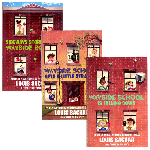 歪歪路小学3册全套盒装 英文原版 The Wayside School Collection Box Set 进口儿童章节小说书 商品图3