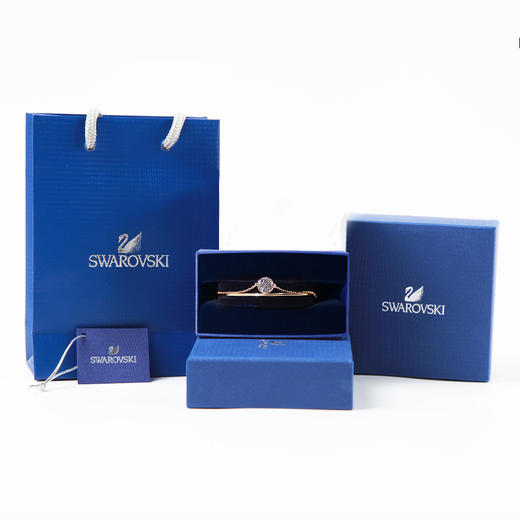 Swarovski 施华洛世奇 女士ginger玫瑰金球拍二合一手镯手链 5274892 商品图4