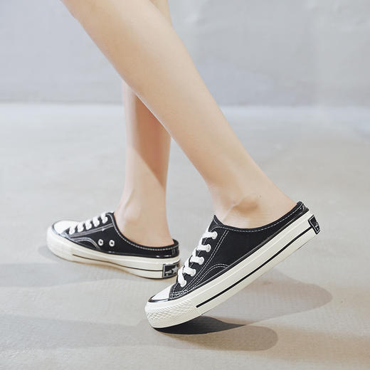 119两件2020春季新款阿么半拖鞋女新款夏季韩版百搭无后跟懒人半托