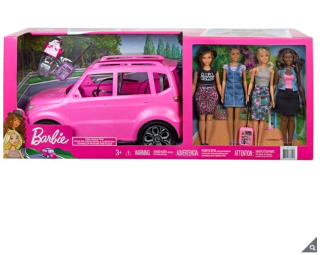 BARBIE 芭比越野车公路旅行套装 项目编号1273434 costco韩国JPY带授权招加盟代理