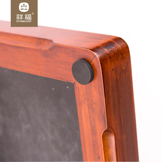 【祥福】【朴尘竹石排水茶盘/62*23*4cm】茶具竹制重竹单层茶台托盘日式简约家用茶盘 商品图2