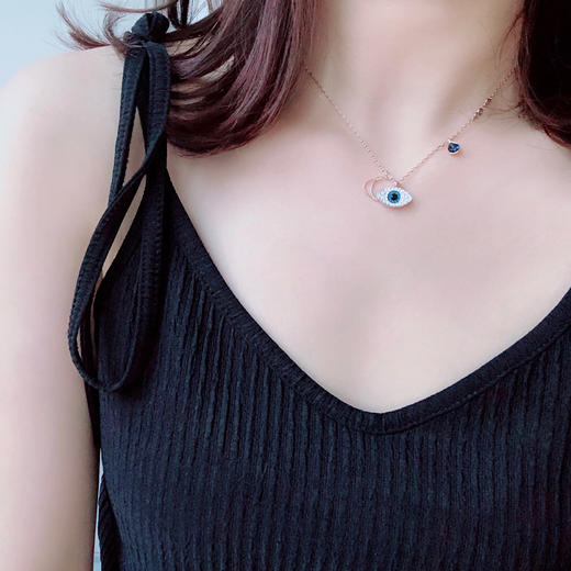 【超惠秒】SWAROVSKI 施华洛世奇 女士恶魔之眼项链 5172560 商品图3