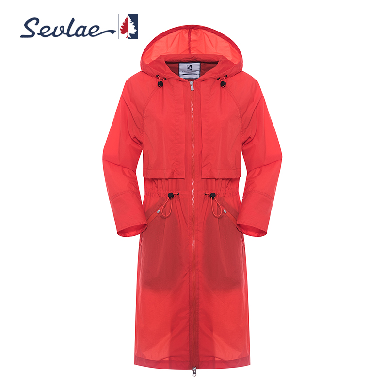 圣弗莱春夏女式长款风衣F112987602