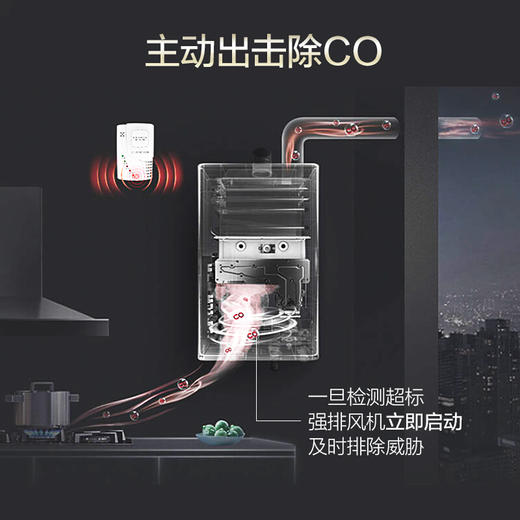 史密斯（A.O.Smith）16升燃气热水器  家用  智能静音 恒温抗风 水箱8年包换 JSQ31-ESCX(天然气) 商品图7