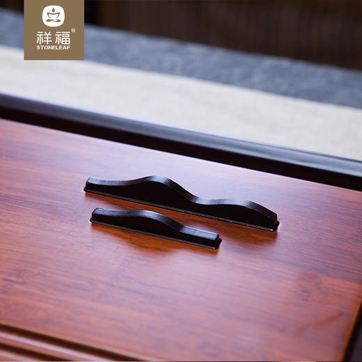 【祥福】【山风檀竹茶盘/80*35*4cm】茶具竹制功夫茶具排水茶托盘重竹茶台新款山风竹茶盘 商品图2