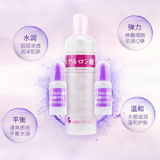 【地球生活&甄选】日本太阳社玻尿酸透明质酸原液精华80ml+20ml套装 商品图1