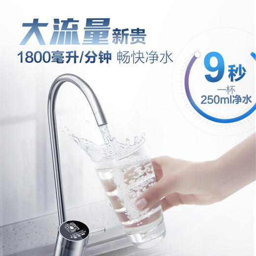 史密斯 （A.O.Smith）家用净水器 专利反渗透滤芯4年更换 1.8升/分钟 自助换芯 净水机 R1800RA9 家电 商品图3