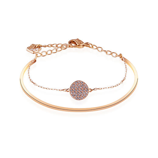 Swarovski 施华洛世奇 女士ginger玫瑰金球拍二合一手镯手链 5274892 商品图1