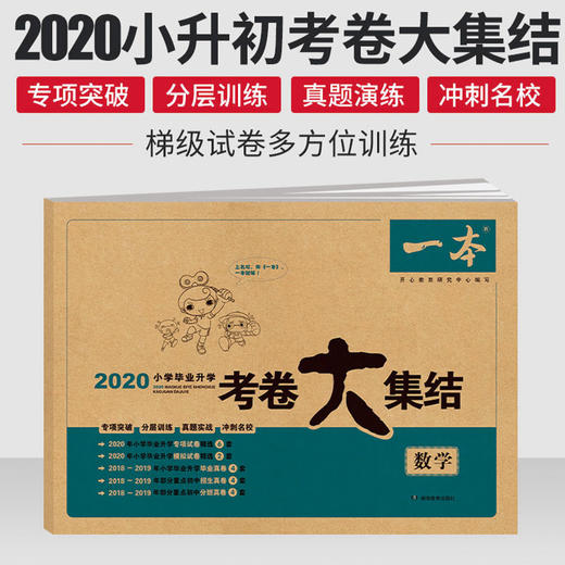【开心图书】2020年一本小学毕业升学考卷大集结语数英全3册 商品图5