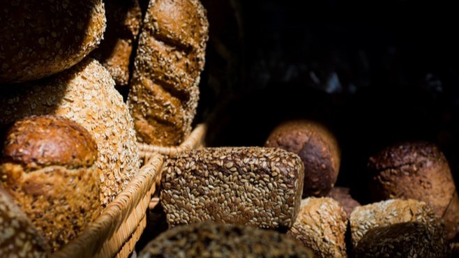 面包、小麦、种子、食物、市场、黑麦