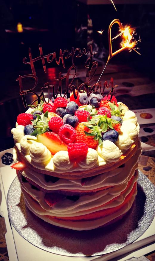 （C029) Couleur Violet 梅子天然淡奶油裸蛋糕【加高款】 商品图2