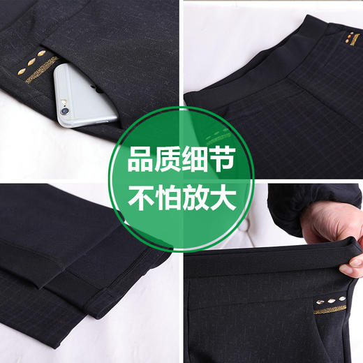 MQ-DP201新款厚款加肥加大松紧腰中老年裤子YY 商品图3