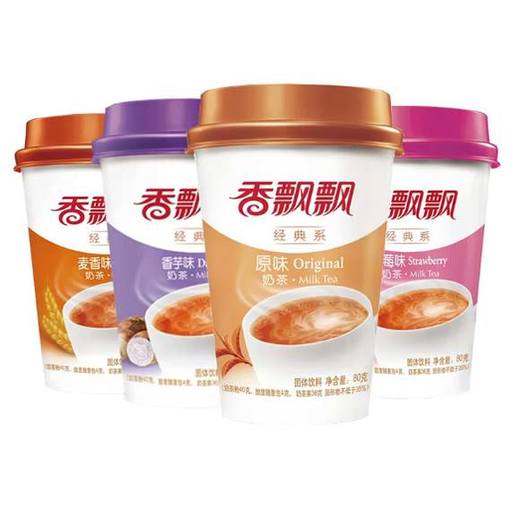香飘飘奶茶80克*3杯（香芋，原味，咖啡，草莓随机发) 商品图0