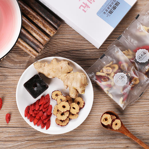 福东海 红糖枸杞姜枣茶13g/袋*15袋/盒 商品图1