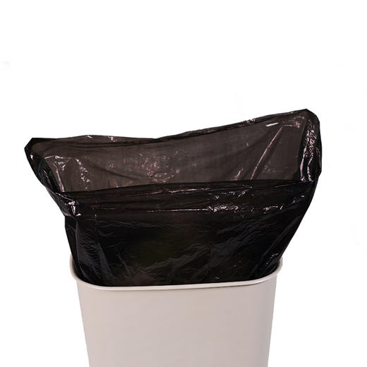 洁成厨房加厚大号垃圾袋50cm*60cm*30只*5卷150只 黑色家用清洁塑料袋 厨余垃圾分类 商品图2