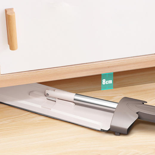 佳佰平板拖把 自动回弹平拖 免手洗拖把家用吸水地拖墩布 干湿两用拖把网红旋转拖布TB200 商品图4