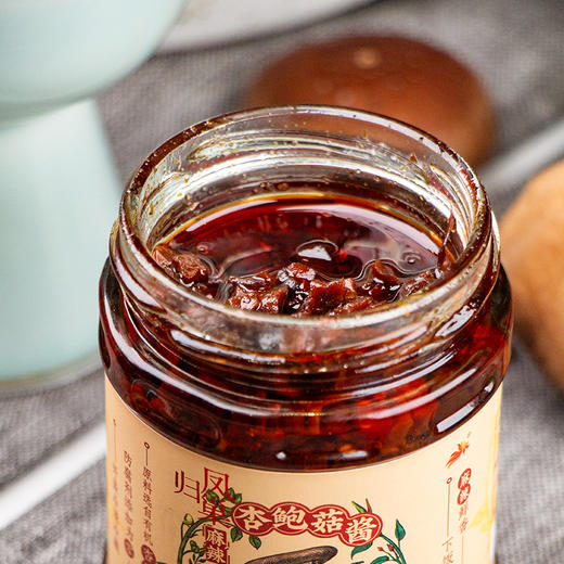 社区团购 凤归巢 麻辣杏鲍菇酱  180g*2瓶 商品图2