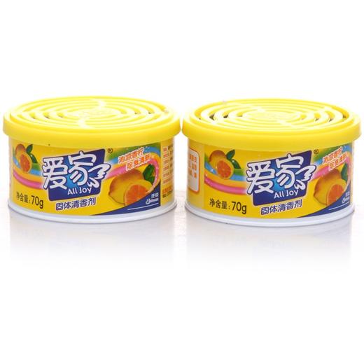 爱家 固体清香剂 沁凉香柠 70g*2 固体 空气清新剂 芳香剂 卫生间清香 车载香水汽车香水 商品图1