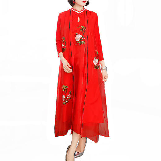 OG-36113新款名族风大码长款外套 商品图4