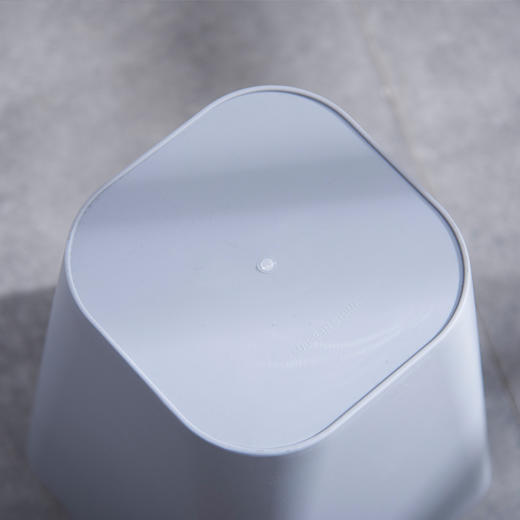 妙然 欧式简约12L大号无盖分类素色垃圾桶厨房家用客厅卫生间垃圾筒纸篓清洁桶 商品图5