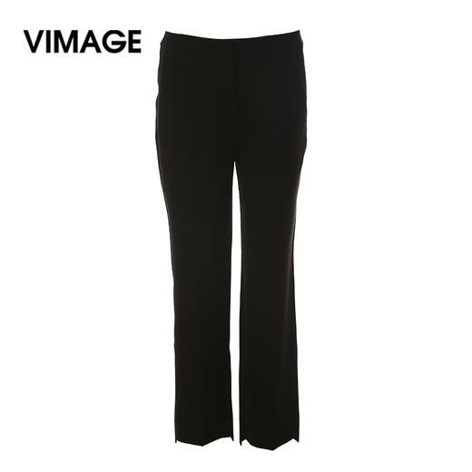 VIMAGE纬漫纪夏款职业干练通勤显瘦直筒裤女百搭西装长裤V1305908 商品图5