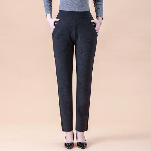 MQ-DP201新款厚款加肥加大松紧腰中老年裤子YY 商品图2