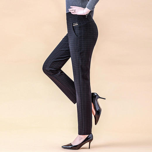 MQ-DP201新款厚款加肥加大松紧腰中老年裤子YY 商品图1