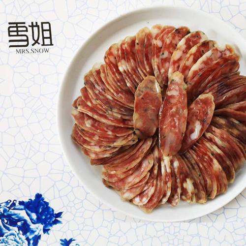 雪姐严选 黑猪肉纯手工香肠   2000g/盒 商品图1