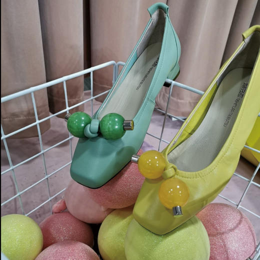 西村名物2020年新品低跟韩版休闲小皮鞋 X20AE16771 商品图2