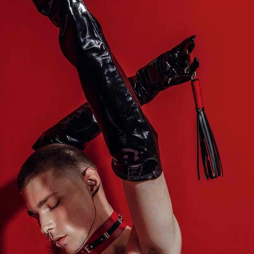 露台LOVEONTERRACE 牛皮流苏包包挂饰情调SP小皮鞭 商品图2