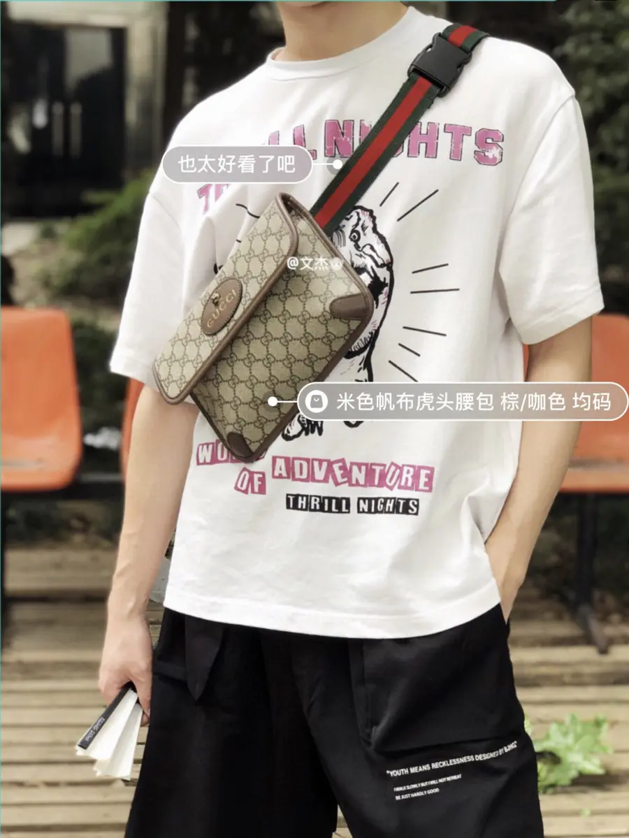 Gucci虎头腰包