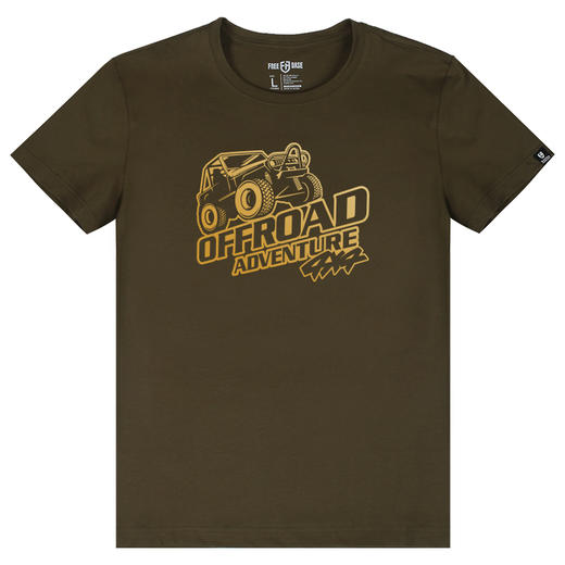 男士简约款越野车系列潮流图案短袖休闲T恤潮男夏季户外打底汗衫 商品图5