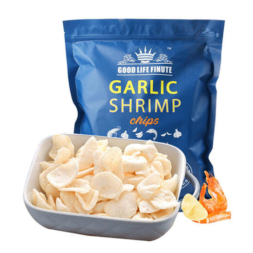 韩国趣莱福蒜味虾片240g 商品图0