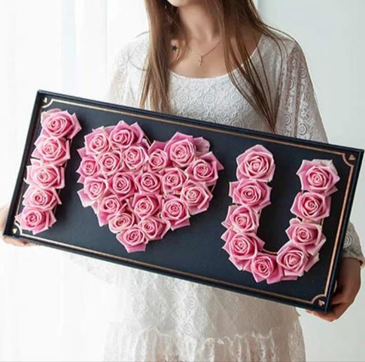 你的甜蜜    33支粉玫瑰，精品礼盒！ 商品图0